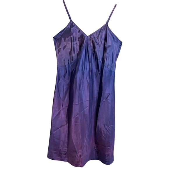 Vintage Purple Strappy Slip Dress size Medium - Picture 3 of 12